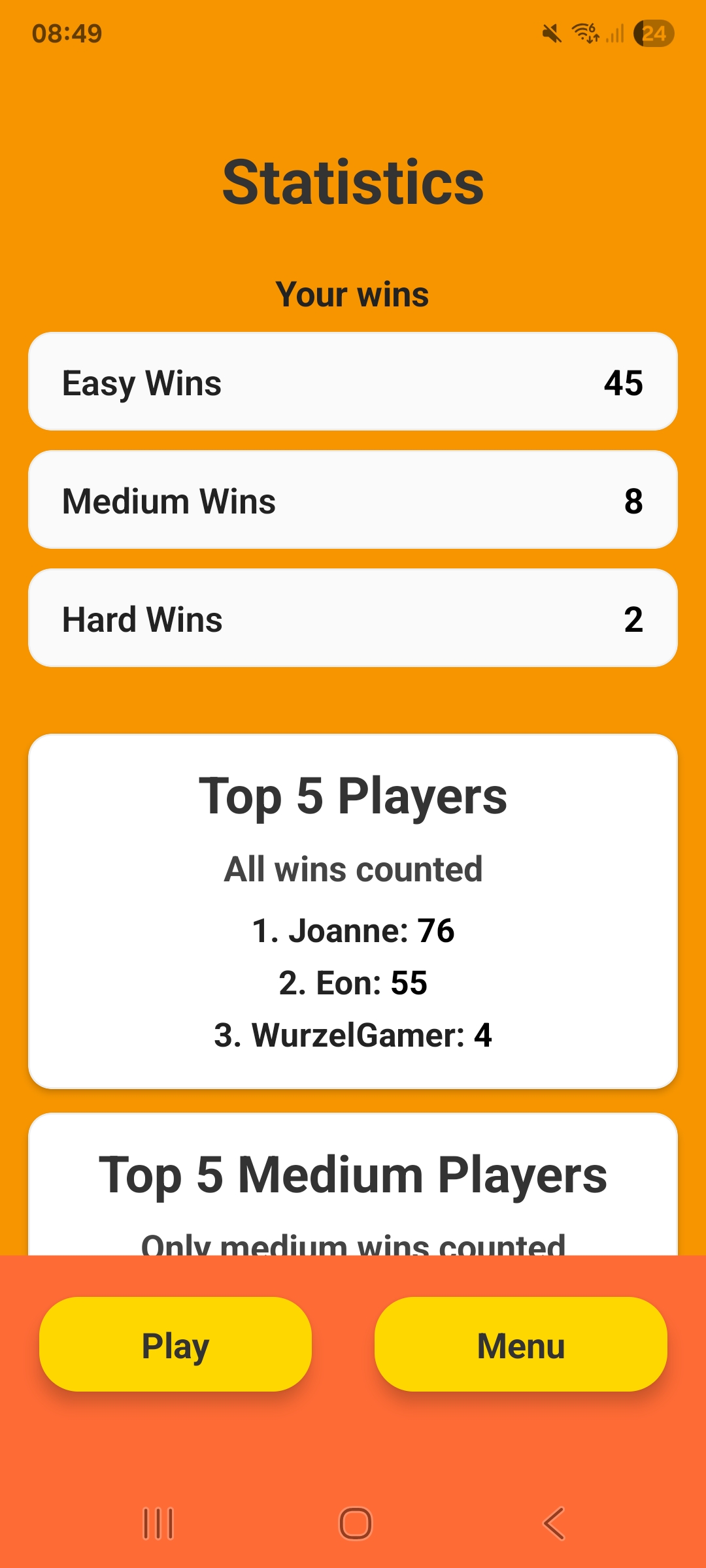 Word Temple Leaderboards